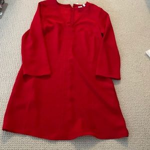 Gap red shift dress with pockets! Valentine dress